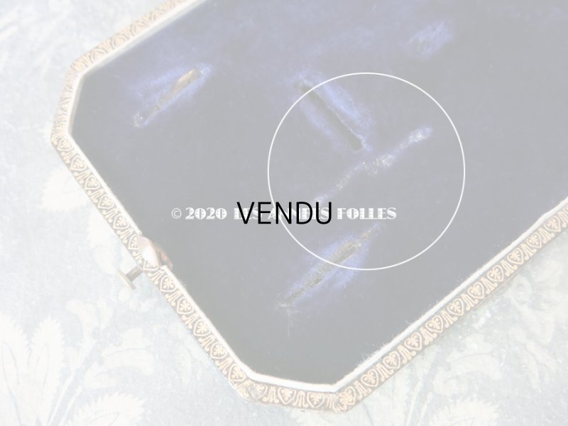 画像11: 19世紀 アンティーク 大きなジュエリーボックス ピアス ＆ ブローチ & リング モノグラム 【MH】