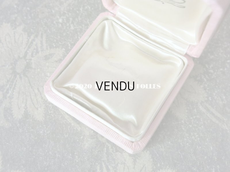 画像3: アンティーク ジュエリーボックス シルクサテン ピンク