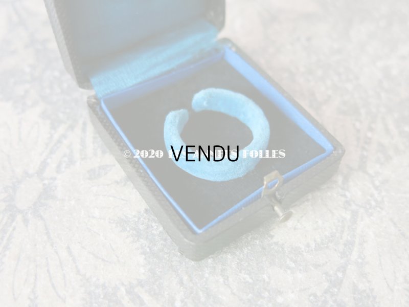 画像3: 19世紀 アンティーク 本革 リング用 ジュエリーボックス 