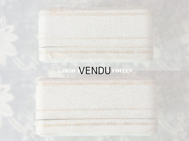 画像5: アンティーク 薔薇とリボンのガーランド ブレスレット用 ジュエリーボックス ライトグレー