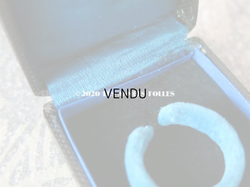 画像4: 19世紀 アンティーク 本革 リング用 ジュエリーボックス 