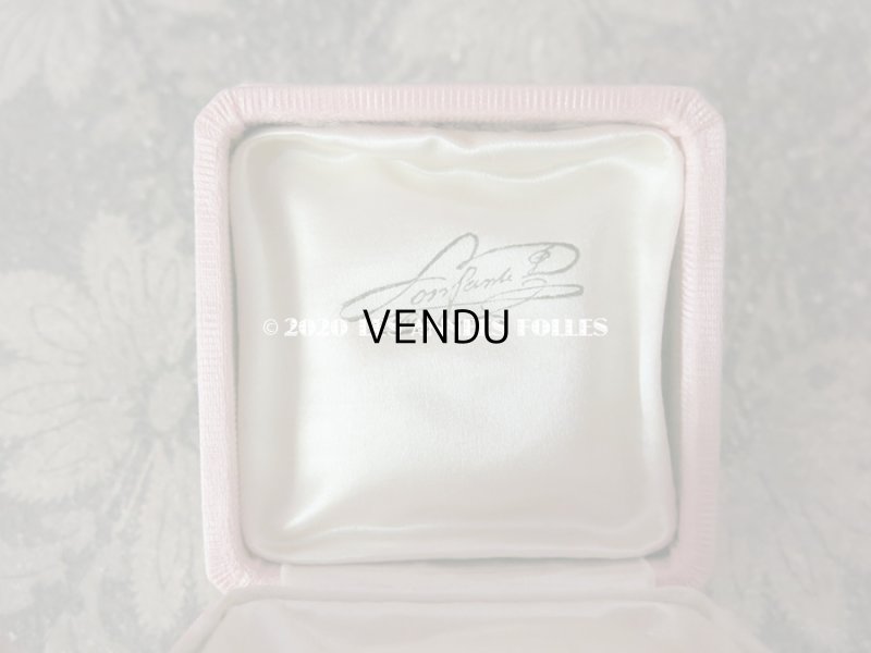 画像4: アンティーク ジュエリーボックス シルクサテン ピンク