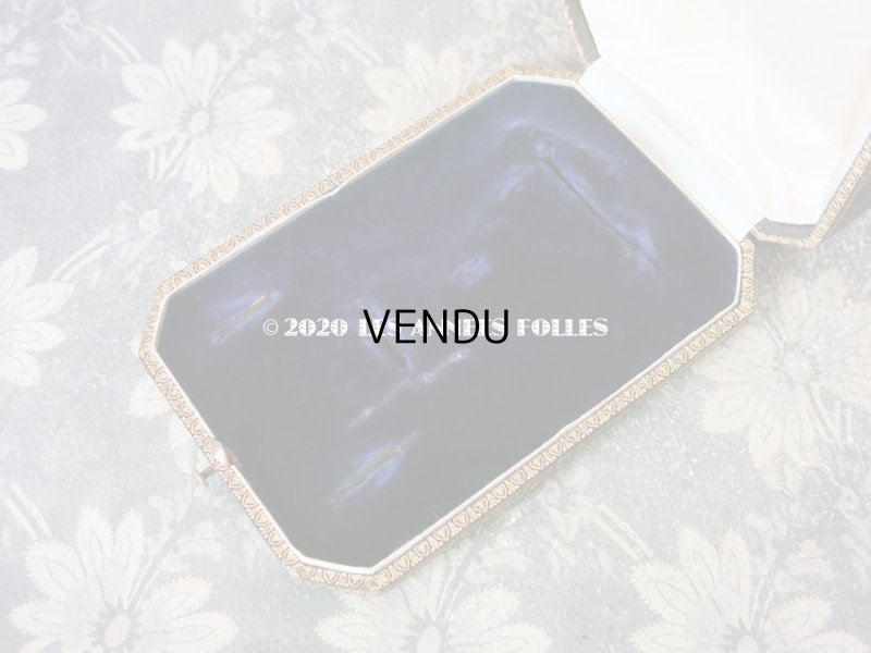 画像9: 19世紀 アンティーク 大きなジュエリーボックス ピアス ＆ ブローチ & リング モノグラム 【MH】