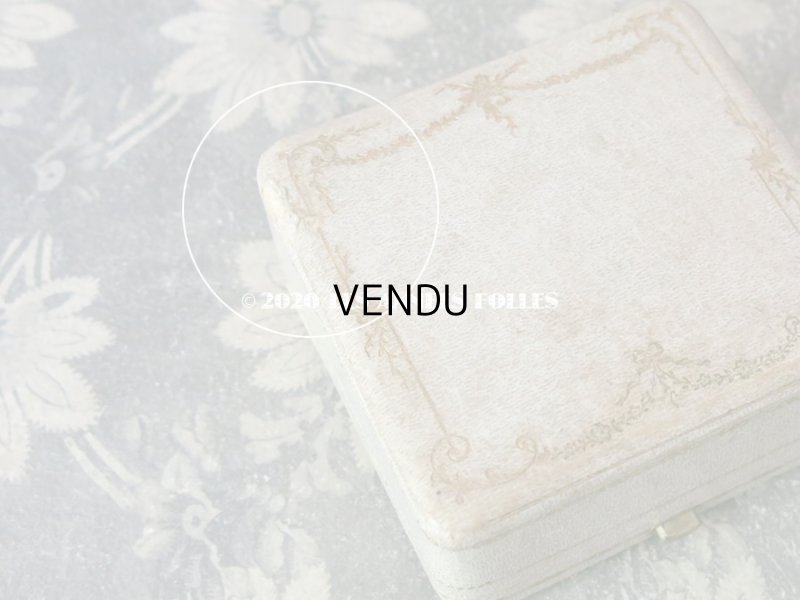 画像10: アンティーク 薔薇とリボンのガーランド ブレスレット用 ジュエリーボックス ライトグレー