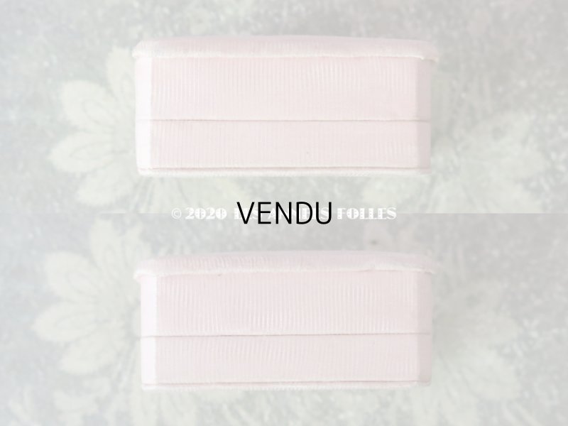 画像9: アンティーク ジュエリーボックス シルクサテン ピンク