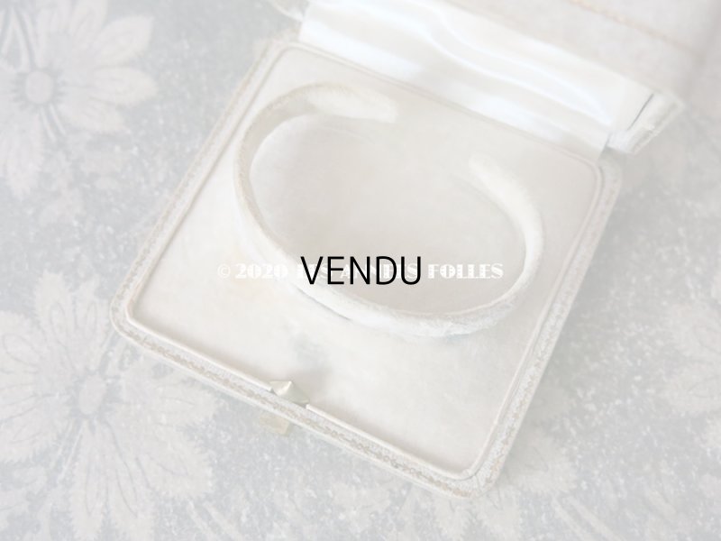 画像8: アンティーク 薔薇とリボンのガーランド ブレスレット用 ジュエリーボックス ライトグレー