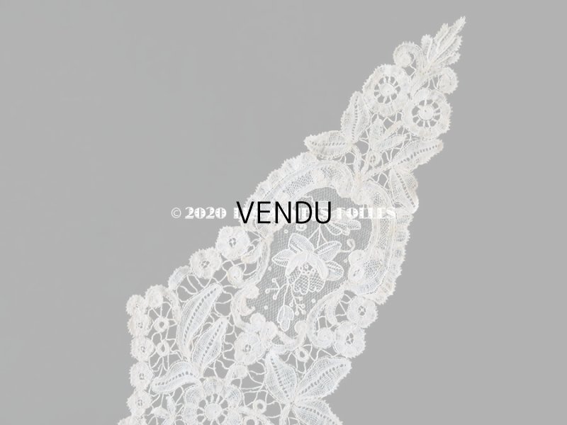 画像9: 19世紀末 アンティーク 付け襟  ポワン・ド・ローズ & デュシェスレース  【ポワン・ド・ローズ】【ポワン・ド・ガーズ】