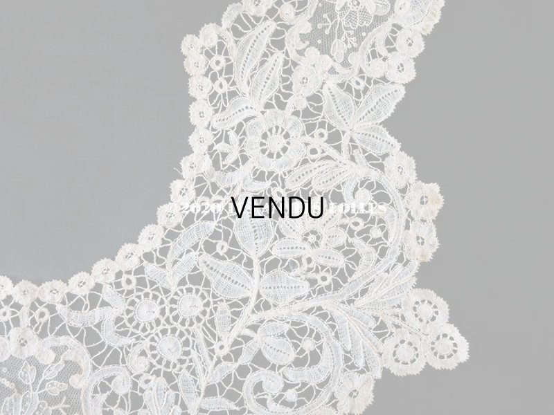 画像8: 19世紀末 アンティーク 付け襟  ポワン・ド・ローズ & デュシェスレース  【ポワン・ド・ローズ】【ポワン・ド・ガーズ】