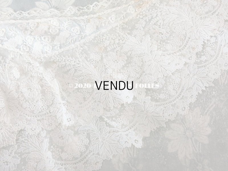 画像8: 19世紀末 アンティーク ニードルレース ポワンドガーズ 付け襟 【ポワン・ド・ガーズ】 