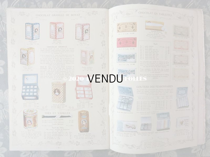 画像13: 1912年 アンティーク 【マルキーズ・ ドゥ・セヴィニエ】 のカタログ A LA MARQUISE DE SEVIGNE CHOCOLAT DE ROYAL