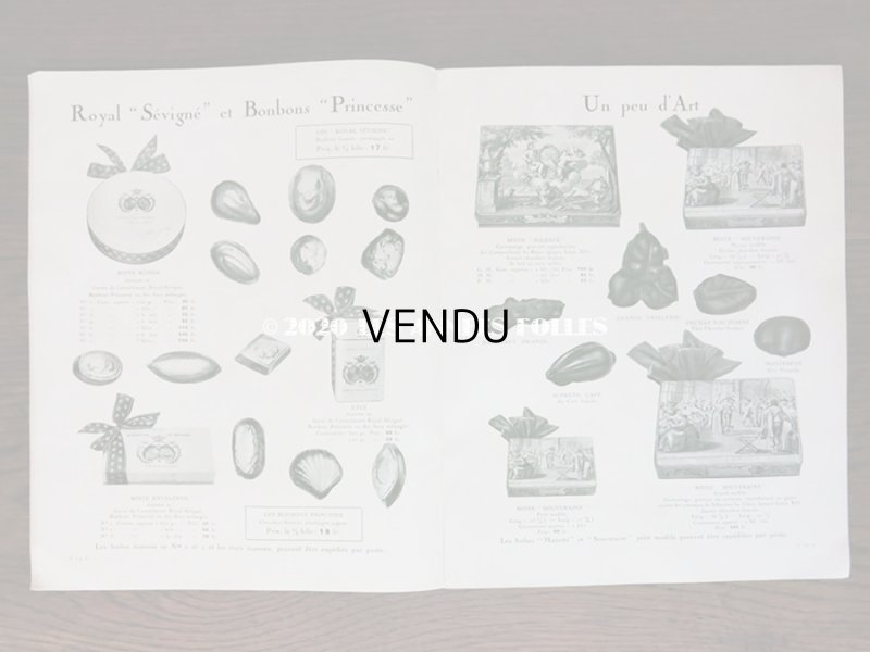 画像6: アンティーク 【マルキーズ・ ドゥ・セヴィニエ】 のカタログ A LA MARQUISE DE SEVIGNE CHOCOLAT DE ROYAL