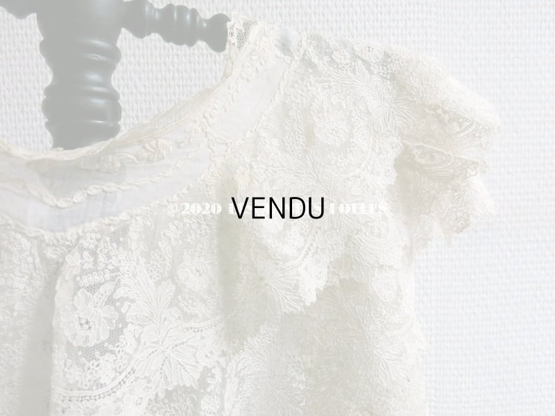画像3: 19世紀末 アンティーク ニードルレース ポワンドガーズ 付け襟 【ポワン・ド・ガーズ】 