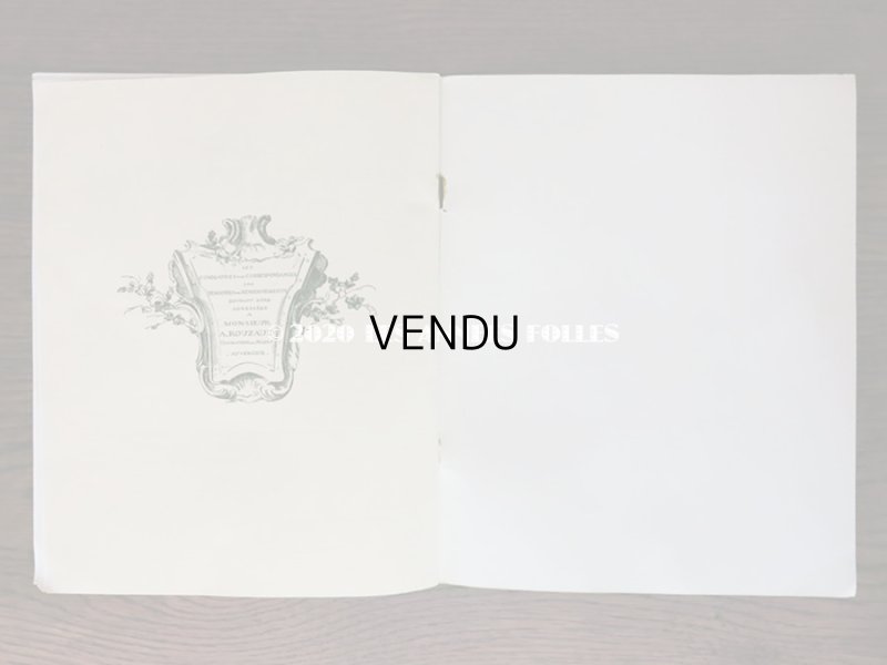 画像12: アンティーク 【マルキーズ・ ドゥ・セヴィニエ】 のカタログ A LA MARQUISE DE SEVIGNE CHOCOLAT DE ROYAL