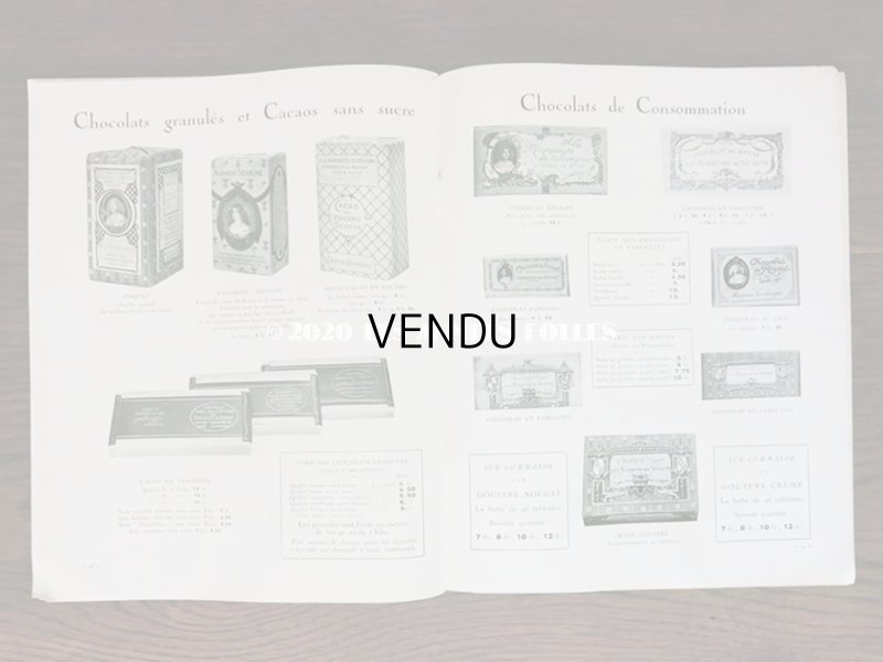 画像10: アンティーク 【マルキーズ・ ドゥ・セヴィニエ】 のカタログ A LA MARQUISE DE SEVIGNE CHOCOLAT DE ROYAL