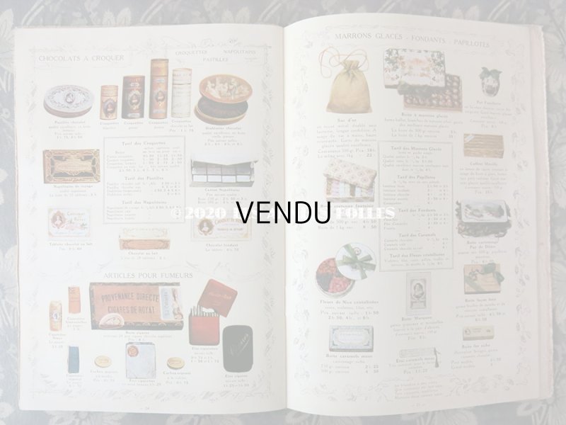 画像11: 1912年 アンティーク 【マルキーズ・ ドゥ・セヴィニエ】 のカタログ A LA MARQUISE DE SEVIGNE CHOCOLAT DE ROYAL