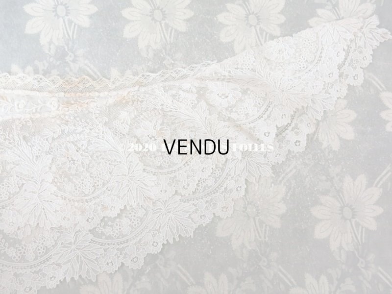 画像9: 19世紀末 アンティーク ニードルレース ポワンドガーズ 付け襟 【ポワン・ド・ガーズ】 