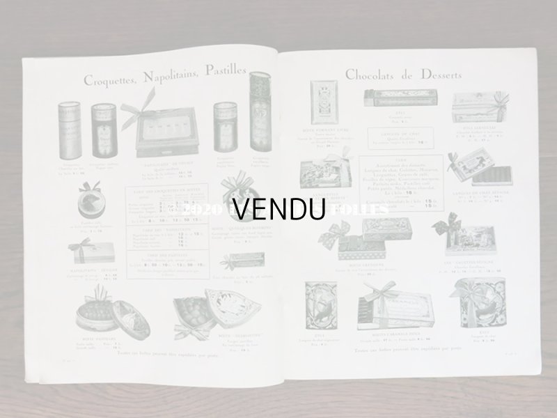 画像8: アンティーク 【マルキーズ・ ドゥ・セヴィニエ】 のカタログ A LA MARQUISE DE SEVIGNE CHOCOLAT DE ROYAL