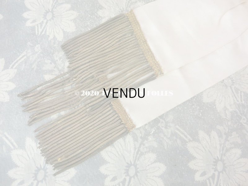 画像3: アンティーク コミュニオンの腕章 聖心のメタルモチーフ付