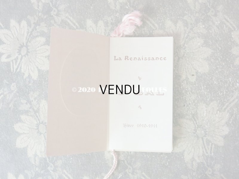 画像6: 1911年 アンティーク 舞踏会の手帳 ペンシル付 CARNET DE BAL カルネ・ド・バル