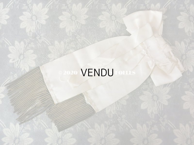 画像10: アンティーク コミュニオンの腕章 聖心のメタルモチーフ付