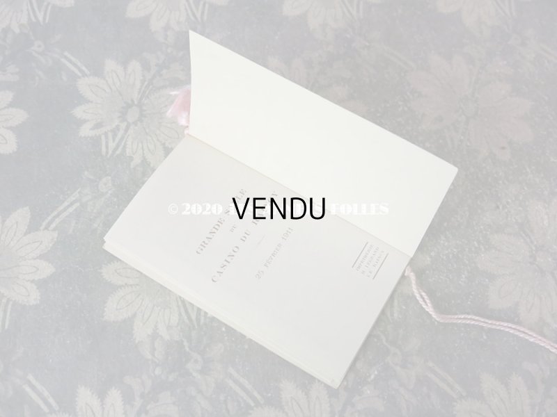 画像8: 1911年 アンティーク 舞踏会の手帳 ペンシル付 CARNET DE BAL カルネ・ド・バル