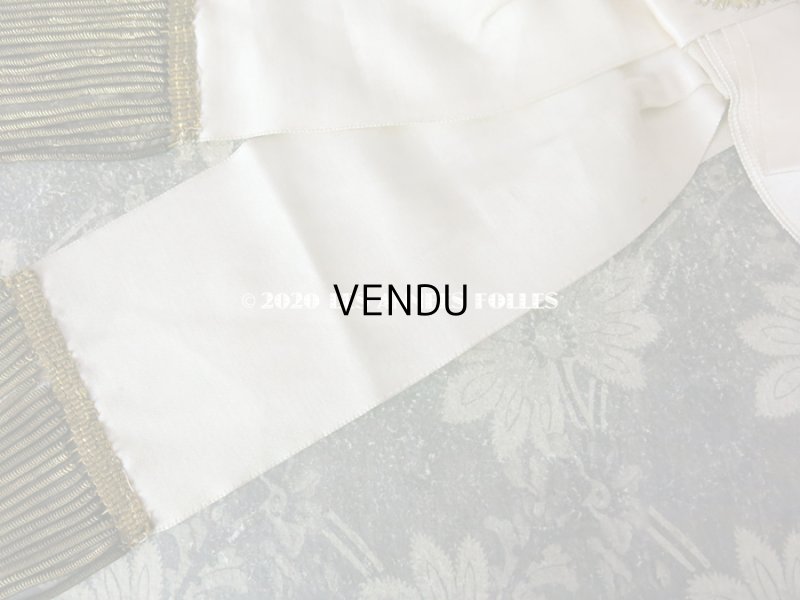 画像6: アンティーク コミュニオンの腕章 聖心のメタルモチーフ付