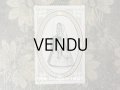 19世紀 アンティーク カニヴェ コミュ二オンの少女 レースの透かし模様