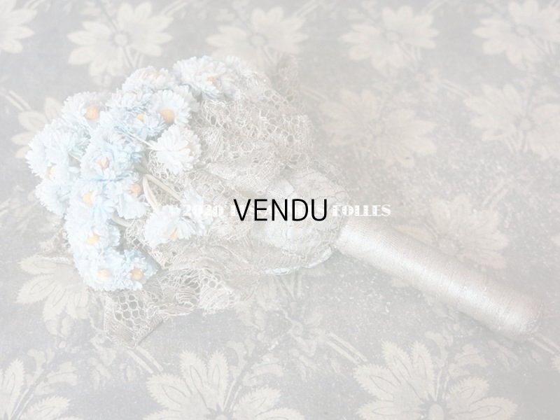 画像4: 1930年代 アンティーク 結婚式のヴェールガールの ブーケ 