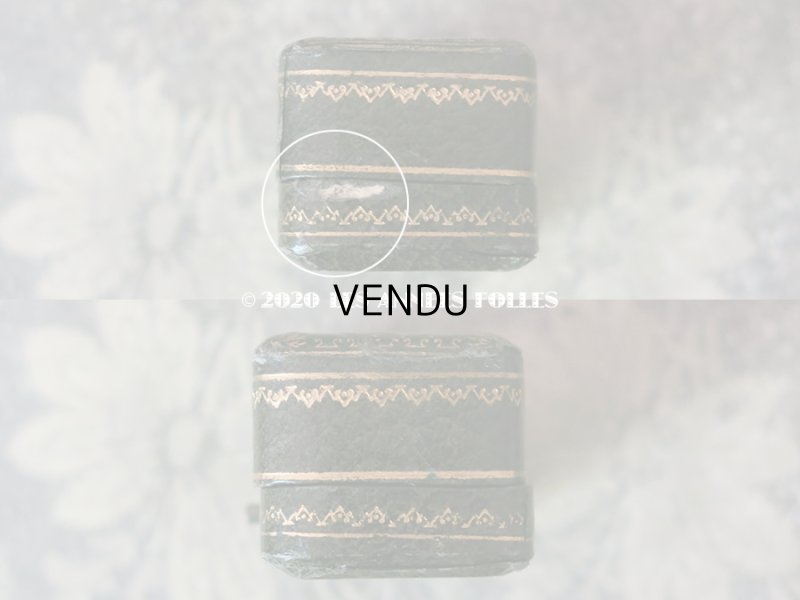 画像12: アンティーク ジュエリーボックス 金彩入り グリーン エパングル