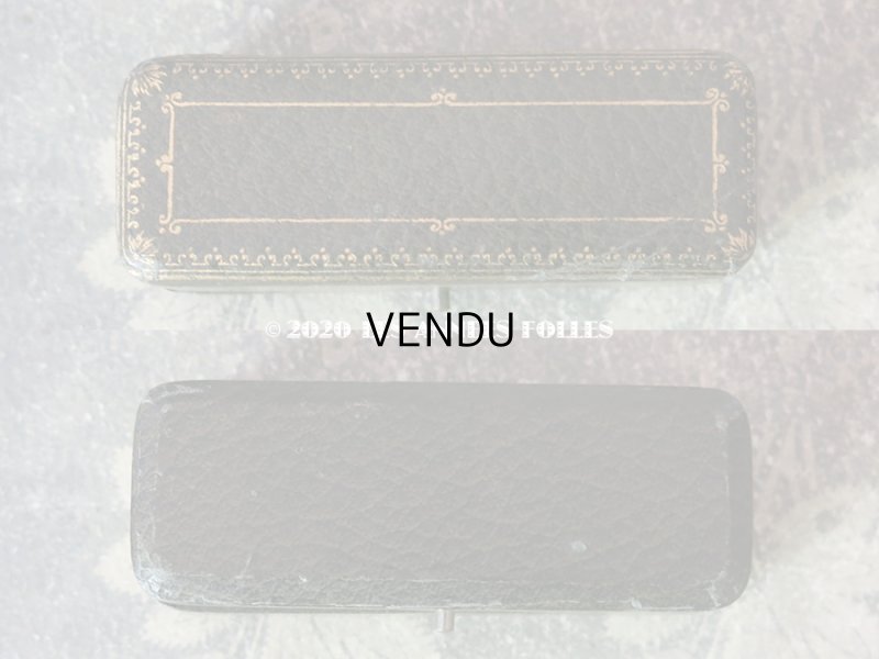 画像10: アンティーク ジュエリーボックス 金彩入り グリーン エパングル