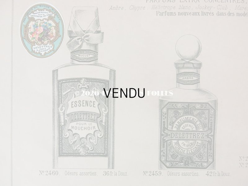 画像5: アンティーク　パフュームリーのデザイン画  PLANCHE 24 - DELETTREZ PARIS -