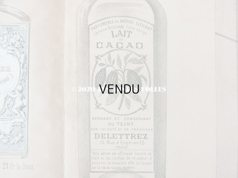 画像8: アンティーク　パフュームリーのデザイン画  PLANCHE 19 - DELETTREZ PARIS -