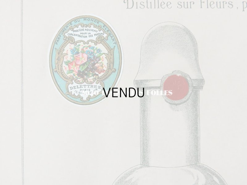 画像6: アンティーク　パフュームリーのデザイン画  PLANCHE 19 - DELETTREZ PARIS -