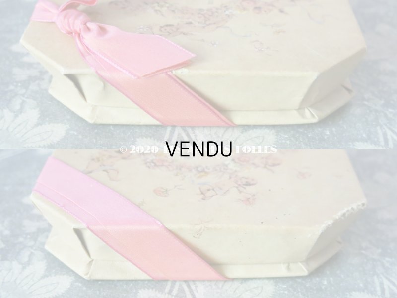 画像5: 1938年 アンティーク 天使＆薔薇のリース バテムのお菓子箱