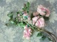 画像5: 19世紀末 アンティーク 薔薇の布花