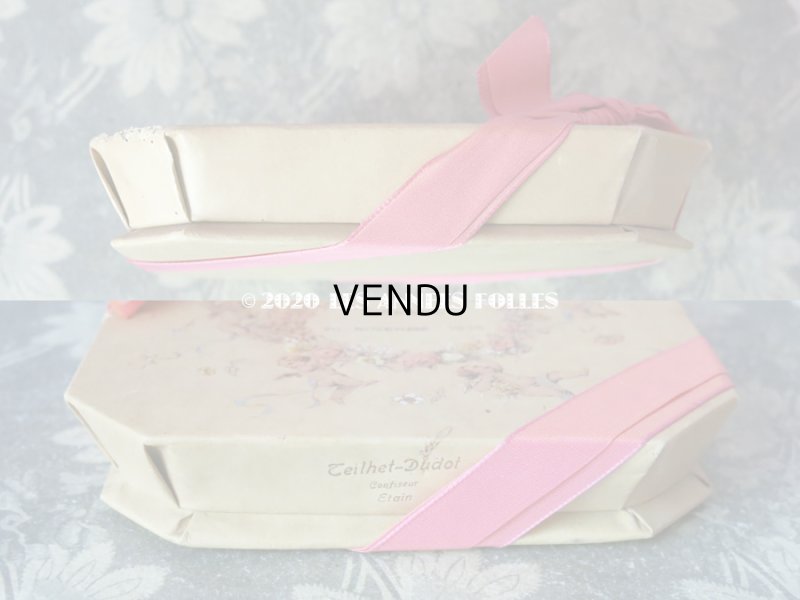 画像4: 1938年 アンティーク 天使＆薔薇のリース バテムのお菓子箱