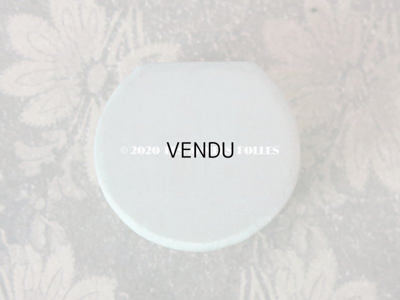 画像3: アンティーク ジュエリーボックス シルクサテン パウダーブルー