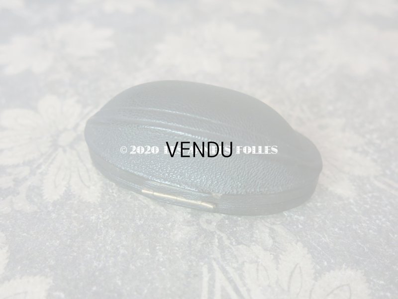 画像7: 【10周年セール対象外】 19世紀 アンティーク 本革製 ジュエリーボックス イヤリング用 黒