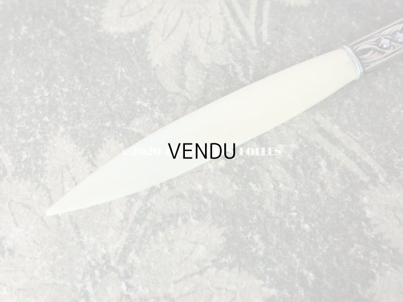 画像7: 【10周年セール対象外】 1900年代 アンティーク シルバー製　鈴蘭のブックマーク & ペーパーカッター  