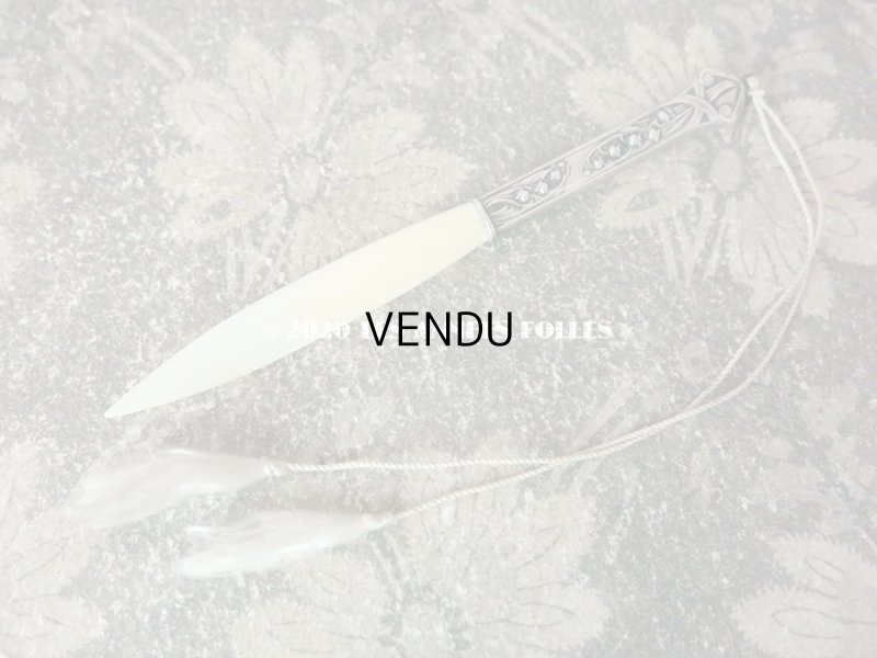 画像5: 【10周年セール対象外】 1900年代 アンティーク シルバー製　鈴蘭のブックマーク & ペーパーカッター  