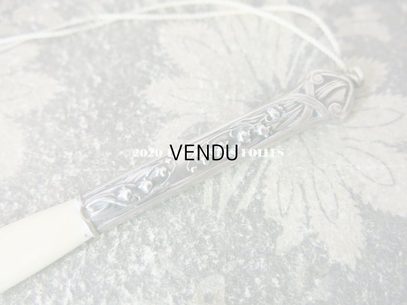 画像3: 【10周年セール対象外】 1900年代 アンティーク シルバー製　鈴蘭のブックマーク & ペーパーカッター  