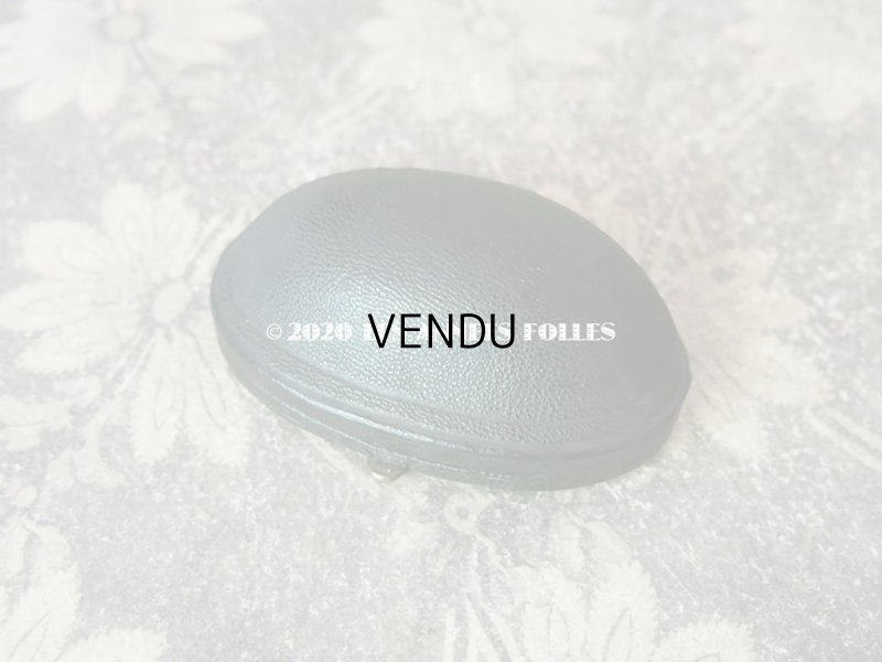 画像3: 【10周年セール対象外】 19世紀 アンティーク 本革製 ジュエリーボックス イヤリング用 黒