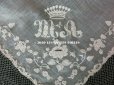 画像5: 【10周年セール対象外】 19世紀 アンティーク  結婚式のハンカチ イニシャル【MA】 ホワイトワーク & 手編みのレース