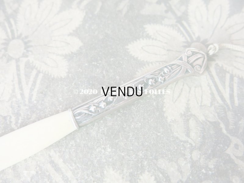 画像6: 【10周年セール対象外】 1900年代 アンティーク シルバー製　鈴蘭のブックマーク & ペーパーカッター  