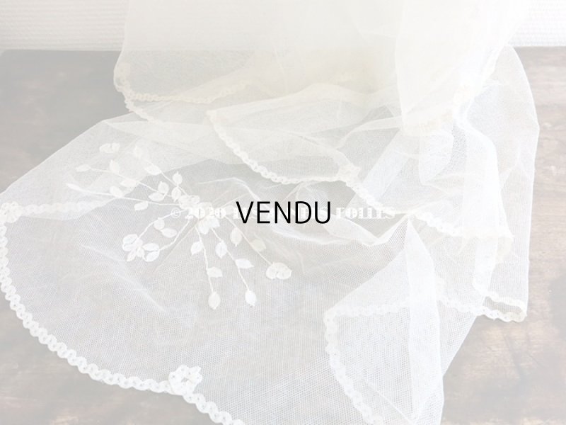 画像5: 【10周年セール対象外】 アンティーク ウェディングヴェール プリンセスレース