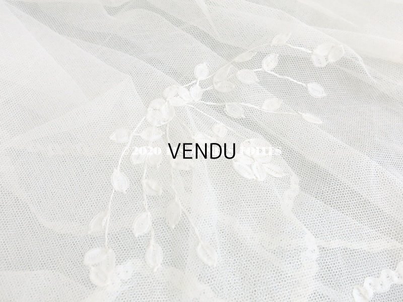 画像8: 【10周年セール対象外】 アンティーク ウェディングヴェール プリンセスレース