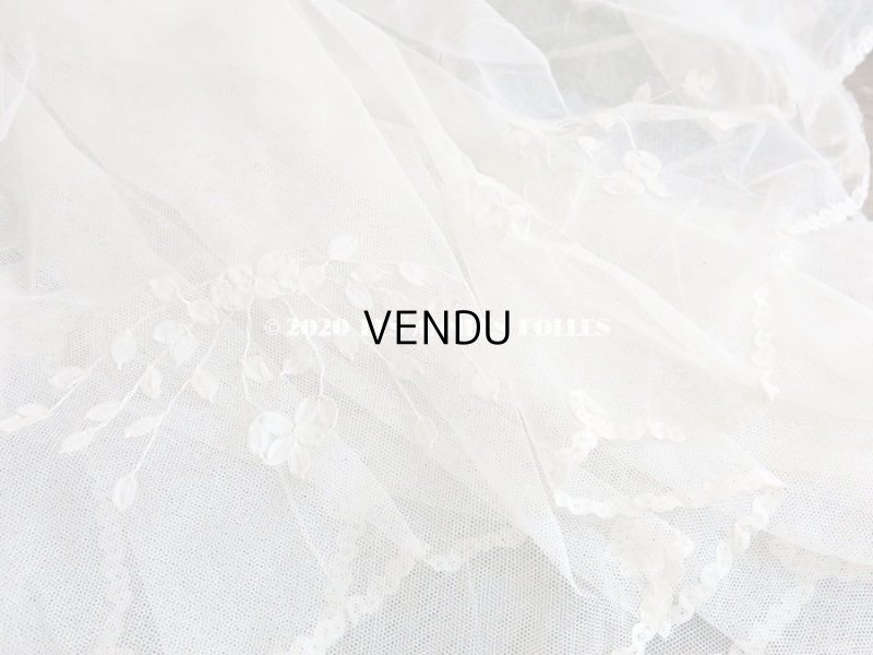 画像6: 【10周年セール対象外】 アンティーク ウェディングヴェール プリンセスレース