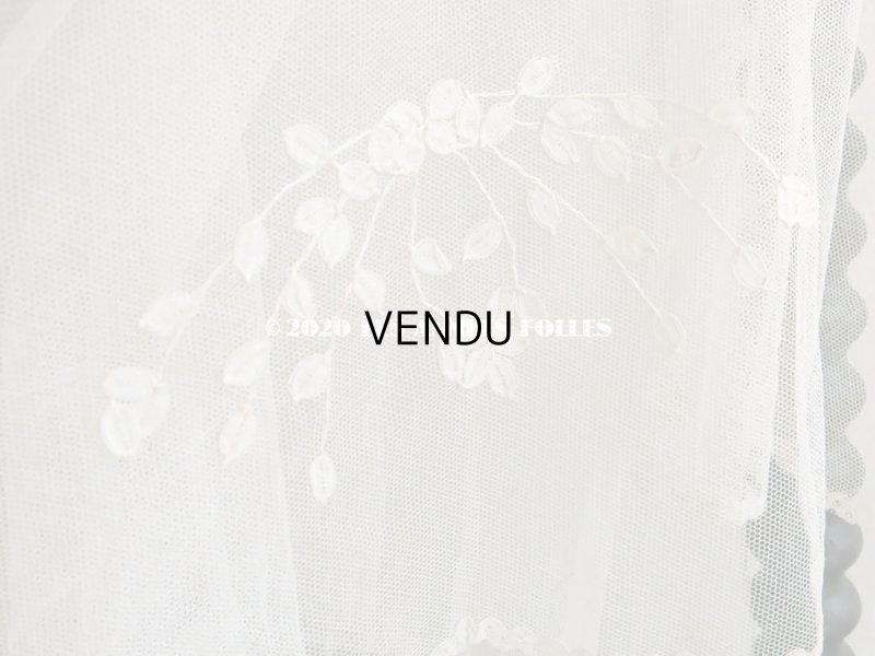 画像4: 【10周年セール対象外】 アンティーク ウェディングヴェール プリンセスレース