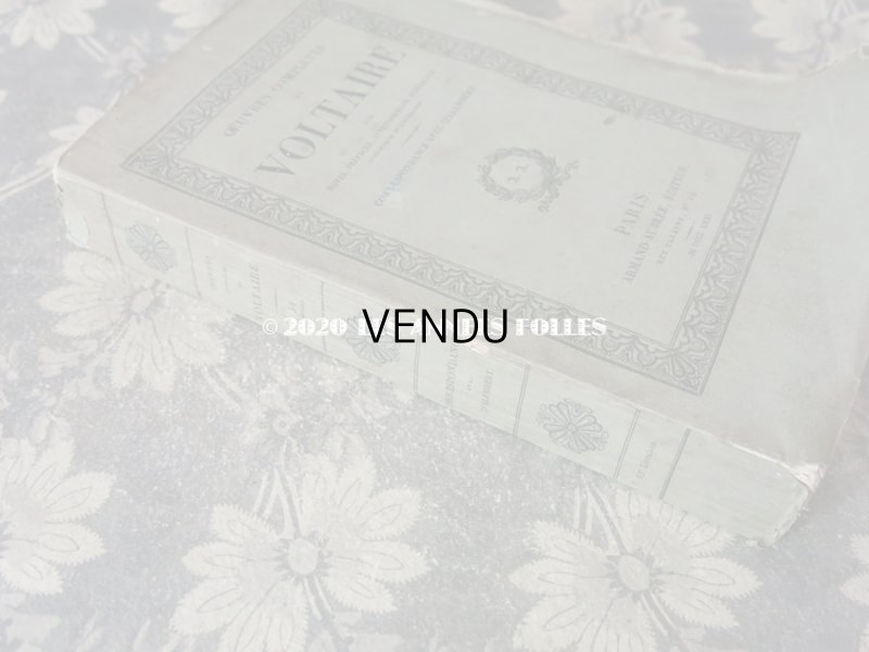画像5: 【10周年セール対象外】 アンティーク 本 OEUVRES COMPLETES DE VOLTAORE