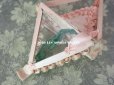 画像12: 【10周年セール対象外】 アンティーク ロココモチーフ付き リボンワークのジュエリーボックス ピンク ガラスケース